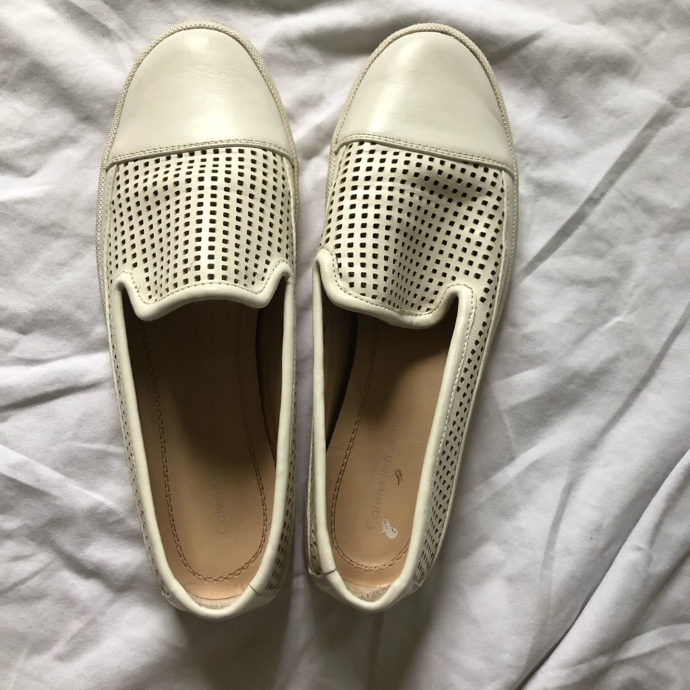 Calvin Klein slip ons